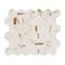 Msi Calacatta Gold Hexagon Sample Matte Porcelain Mesh Mounted Mosaic Tile ZOR-MD-0594-SAM - alternate 2